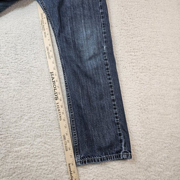 Levi's 505 Jeans Men's 32x30 Blue Denim Relaxed Fit Medium Wash Straight Leg - Picture 9 of 15